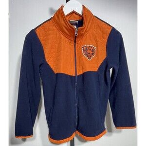 Chicago Bears NFL Football Athletic Jacket Boys  Medium 10/12 Zip